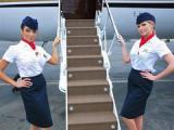 Sex stewardessy w prywatnym samolocie