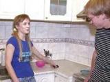 Rosyjska nastolatka z obcym kolesiem