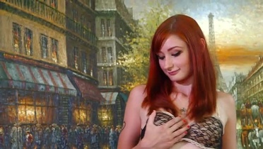 Snazzy ginger bitch brings dude to ejaculation